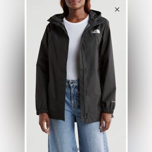 The North Face Women's Antora Waterproof Hooded Rain Parka - Large